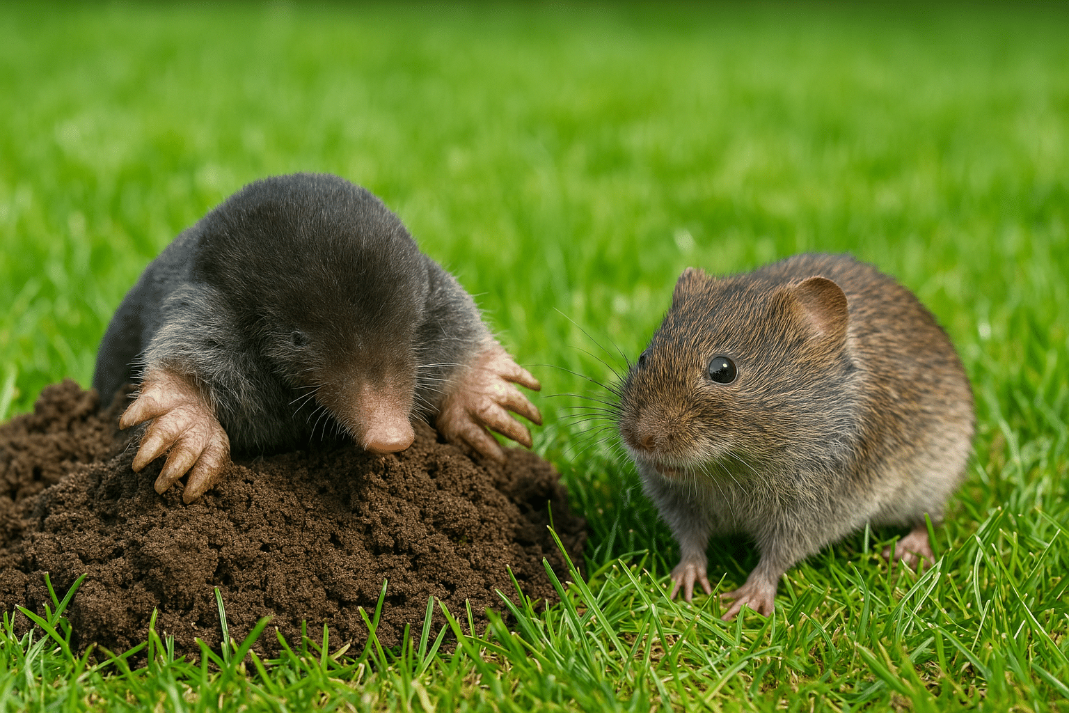 Mole and vole control in Indiana