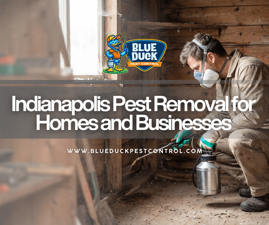 Professional indianapolis pest removal services for homes and businesses by Blue Duck Pest Control
