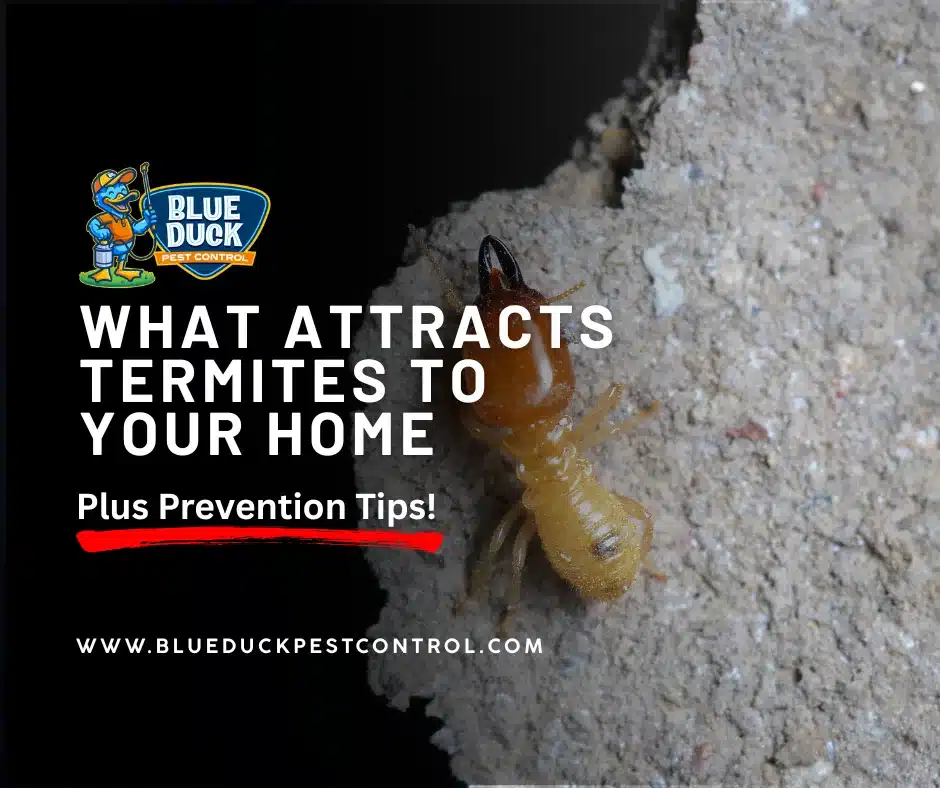 Termite tunneling through wood revealing what attracts termites to your home in Indiana and how to prevent costly repairs.