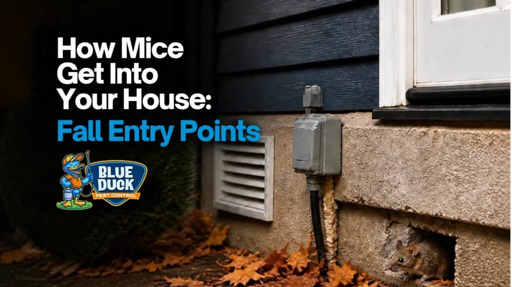 How mice get into your house through fall entry points around foundations, vents, and utility gaps in Carmel and Noblesville homes.